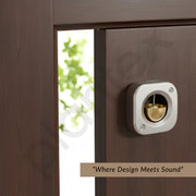Plantex Square Door Chime with Brass Bell/Dopamine Door Bell for Home/Temple & Meditation Bell for Positive Energy & Home DÃƒÂ©cor - Pack of 1 (DTK-292 - Satin)