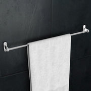 Plantex Towel Rod for Bathroom/Pure Brass Towel Hanger/24in Towel Holder/Bathroom Accessories - Pack of 1 (APS-GIA-01, Chrome)