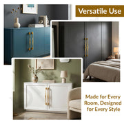 Plantex Cabinet Handle/288mm Handle for Wardrobe/Kitchen Handle/Pull-Push Handle for Home/Office - Pack of 1 (Gold)