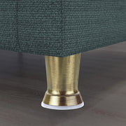 Plantex 4 Inch Sofa Legs for Bed Furniture/Sofa Legs for Table/Sofa Support Legs with Rubber Grip (Brass Antique, 6 Pcs)