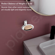 Plantex Smero Pure Brass Soap Holder for Bathroom & Kitchen/Soap Stand/Case/Dish/Bathroom Accessories - Superb (Chrome)