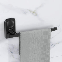 Plantex Stainless Steel Napkin Hanger for Washbasin/Napkin Holder for Bathroom/Towel Ring/Bathroom Accessories - Pack of 1 (Black)