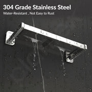 Plantex 304 Grade Stainless Steel Double Soap Dish for Bathroom/Soap Case/Soap Stand/Soap Holder/Bathroom Accessories - Pack of 1 (Rolex, Chrome)