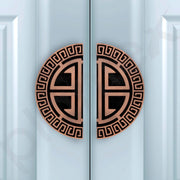 Plantex 6 Inch Aluminium Door Handle - Pull-Push Main Door Accessory (Pack of 1, Copper Antique)