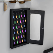 Plantex GI Steel Key Storage Box/Key Cabinet with 30 Key-Holders with Lock for Home/Key Holder for Office/Hotel/Companies - Wall Mount (Black)