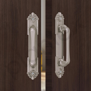 Plantex 8 Inch Heavy Duty Main Door Handle/Pull Push Handle for Main Door Home & Hotel/3 Years Warranty Pack of 2 (Satin, Silver)