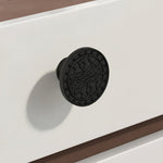 Plantex Knobs for Drawer/Round Drawer Knobs/Knobs for Cabinets/Pull-Push Knobs for Kitchen/Bedroom Drawer - Pack of 1 (DTK-301, Black)