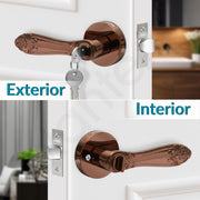 Plantex Premium Door Lock for Home/Mortise Lock for Door/Main Door Lock with 3 Key - (Rose Gold)