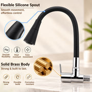 Plantex Flexible Sink Cock for Kitchen/Sink Tap with Pull Down Sprayer