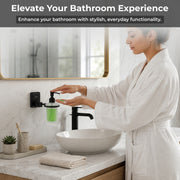 Plantex 304 Garde Stainless Steel Liquid Soap Dispenser/Shampoo Dispenser/Hand Wash Dispenser/Bathroom Accessories - Darcy (Black)