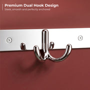 Plantex Stainless Steel Towel Holder in Bathroom/Towel Holder/Bathroom Towel Hanger for Wall/Towel Rack/Bathroom Accessories (24 Inch) Chrome Finish