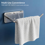 Plantex Stainless Steel Toilet Paper Roll Holder/Tissue Paper Holder in Bathroom/Kitchen/Bathroom Accessories - Wall Mount (Chrome)