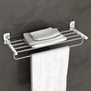 Plantex Dream Stainless Steel Towel Rack For Bathroom/Towel Stand/Towel Hanger/Bathroom Accessories - (24 Inch-Chrome) - Pack of 1
