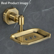 Plantex 304 Grade Stainless Steel Soap Holder for Bathroom/Soap Dish/Soap Stand for Kitchen Sink/Soap Case/Bathroom Accessories- Nipron (Brass Antique)
