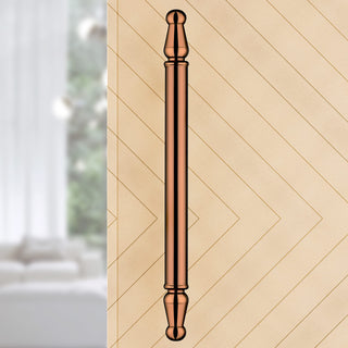 Plantex Premium Main Door Handle/14 Inch Door Handle for Main Door/Pull-Push Door Handle for Home/Office/Hotel- Pack of 1 (PVD Rose Gold) - 3 Years Warranty