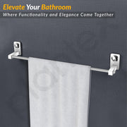 Plantex Metro Stainless Steel Towel Hanger for Bathroom/Towel Rod/Bar/Towel Stand/Bathroom Accessories(2 feet Long)