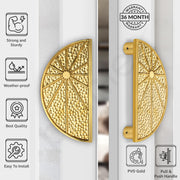 Plantex Door Handle/8 Inch Main Door Handle/Door Handle for Home/Pull-Push Door Handle/Door Accessories - Pack of 1 (Gold)