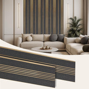 Plantex Louvers Panel for Wall/8 Feet Wall Panels/3D Charcoal Panel for Interior Walls DÃƒÆ’Ã‚Â©cor - Pack of 10 Covers - 80 Sq. Ft, Size-1 Feet x 8 Feet (YD-1209)