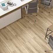 Plantex SPC Tiles for Floor(Sample Plank)/Interlocking Sound Insulated Floor Tiles/Click N Lock Wooden Flooring for Livingroom/Office-Etherial Horizon,DIY Installation(Water&Fire Resistant)