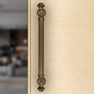 Plantex Heavy Duty Main Door Handle - 21.5 Inch Pull Push Handle for Wooden & Glass Doors, Pack of 1 (320 - Brass Antique Finish)