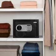 Plantex 23 Litre Electronic Safe Locker for Home/Safety Locker Box with LED Light & Master Code Access/Tijori with Emergency Key/2 Years Warranty by Plantex - Black (Metal)
