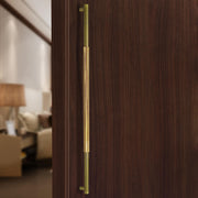 Plantex Door Handle/Heavy Duty 1200 mm Main Door Handle/Door & Home Decor/Pull-Push Handle - Pack of 1 (Brass Antique & Gold) - 3 Years Warranty