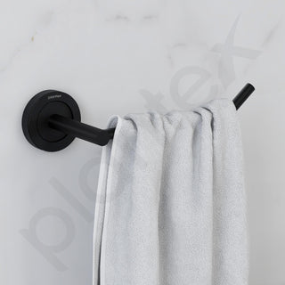 Plantex Stainless Steel Black Powder Coating Bathroom Toilet Paper Holder/Toilet Tissue Holder for Washroom/Kitchen/Bathroom Accessories (Black)