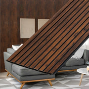 Plantex PVC Wall Panel/Louvers Panel for Wall/3d Wall Panel for Interior Wall DÃ©cor/Eco-Friendly Fluted Panel/- Pack of 10,Covers - 100 Sq. Ft (Espresso Brown--12 Inch x 10 Ft)