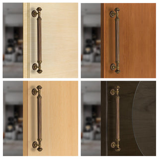 Plantex Heavy Duty Main Door Handle - 21.5 Inch Pull Push Handle for Wooden & Glass Doors, Pack of 1 (320 - Brass Antique Finish)