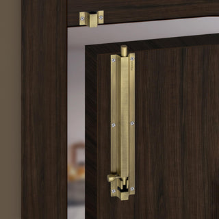 Plantex Stainless Steel Tower Bolt/Tower Bolt for Home,Offices Doors and Windows/Tower Bolt for Main Door/Door Latch/Kundi/Chitakini/Door Latch for Windows - Pack of 1 (Brass Finish, 12 inch)