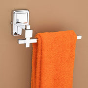 Plantex 304 Grade Stainless Steel Bathroom Accessories Set of 3 - Towel Stand/Napkin Hanger/Dual Soap Holder for Bathroom - Darcy (Chrome)