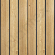 Plantex PVC Panel for Wall 10 Feet/3D Wall Panel Louvers Panel for Interior DÃ©cor/Fluted PVC Panels for Walls/Home & Office Use/Pack of 10 Covers 100 Sq. Ft (Golden Oak - 2G)