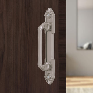 Plantex 8 Inch Heavy Duty Main Door Handle/Pull Push Handle for Main Door Home & Hotel/3 Years Warranty Pack of 1 (294, Satin Finish, Silver)