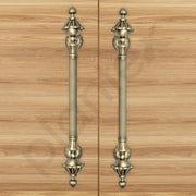 Plantex Door Handle/Main Door Handle/18 inch Pull-Push Handle/Door Handle for Home/Office/Hotel - Pack of 2 (S-136, Brass Antique)