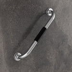 Plantex Stainless Steel Grab Bar for Toilet with Grip/17-inch Anti-Slip Handle for Bathroom Support - Pack of 1 (Chrome)