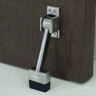 Plantex Rich Silver-Matt Gate Stopper for The Door with Rubber Grip 5-inch Long Door Stopper for The Wooden Door (Pack of 20)