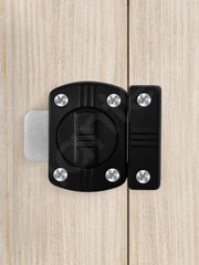 Plantex Door Latch Lock for Door/Baby Latch for Bathroom/Door Stopper/Latch Lock for Main Door -Pack of 1 (Black)