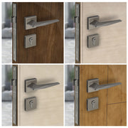 Plantex Door Lock for Home/Main Door Lock Set with 3 Years of Warranty Mortise Lock for Door with Brass Lock Body & Cylinder(7083-Satin Black)
