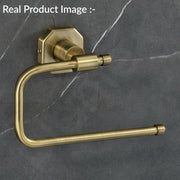 Plantex 304 Grade Stainless Steel Napkin Holder/Towel Hanger/Napkin Ring for Wash Basin/Towel Holder for Kitchen/Bathroom Accessories - Nipron (Brass Antique)