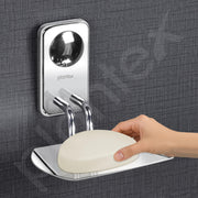 Plantex Metro Platinum Stainless Steel Soap Dish/Soap Stand/Bathroom Soap Holder/Bathroom Accessories