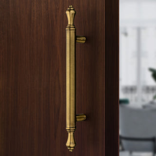 Plantex Heavy Duty Main Door Handle/14 Inch Door Handle for Main Door/Pull-Push Handle - Pack of 1 (Brass Antique) - 3 Years Warranty