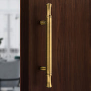 Plantex Heavy Duty Door Handle for Main Door/14 inch Main Door Handle/Pull Push Handle for Home/Hotel/Office Door - Pack of 1 (Brass Antique) - 3 Years Warranty