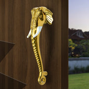 Plantex Premium Elephant Main Door Handle/17-inches Door Handle Main Door/Pull Push Handle/Door and Home Decor - Pack of 1 (677-Golden Finish)