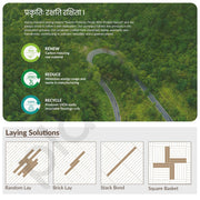 Plantex SPC Tiles for Floor/Interlocking Sound Insulated Flooring Plank/Click N Lock Wooden Flooring for Bedroom/Kitchen-60 Square Feet/20 Tiles,Etherial Horizon-DIY Installation(Water&Fire Resistant)