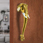 Plantex Premium Elephant Main Door Handle/17-inches Door Handle Main Door/Pull Push Handle/Door and Home Decor - Pack of 1 (677-Golden Finish)