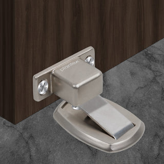 Plantex Heavy Duty Floor Mounted Magnatic Door Stoppper for Home/Door Holder/Door Stopper for Home/Hotel/Office (184 – Satin)