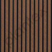 Plantex Wall Panels/Wooden Louvers Panel for Wall 8 Feet/Charcoal Panel for Interior Wall Décor/3D Wall Panel - Pack of 7 Covers - 21 Sq. Ft, Size-5 Inch x 8 Feet (Wooden-Classic Strip)