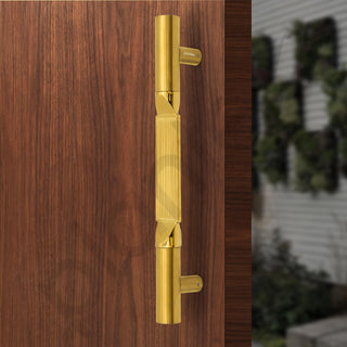 Plantex Door Handle/15 Inch Main Door Handle/Handle for Wooden Door/Pull-Push Door Handle/Door Accessories (Pack of 1, Gold) 3 Years Warranty