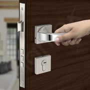 Plantex Heavy Duty Mortise Door Lock for Home/Door Lock for Main Door/Office/Hotel-3 Brass Keys (7091 - Satin White & Chrome)