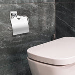 Plantex Decan 304 Grade Stainless Steel Toilet Paper Holder/Liquid Soap Dispenser/Bathroom Accessories - Chrome